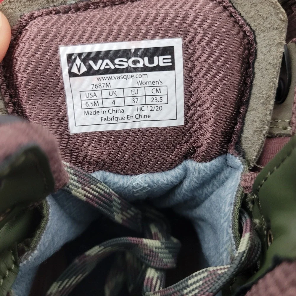 Vasque Alchemist UltraDry XT Hiking Boots‎ Sz 6.5 Green Waterproof Outdoors Gorp